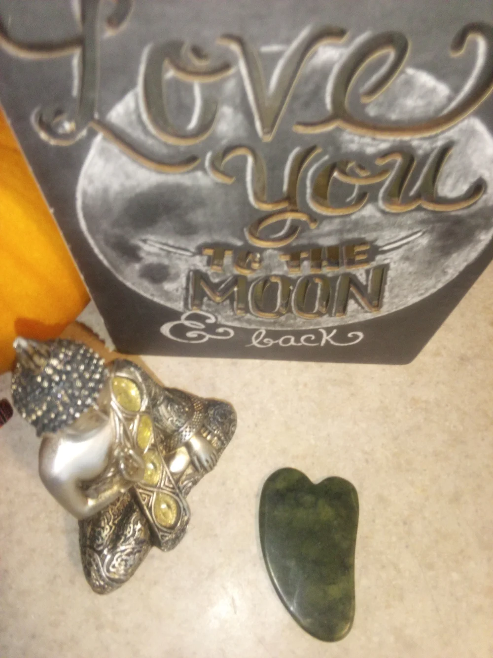 Green Jade Gua Sha Facial Massage Tool - Women Skincare